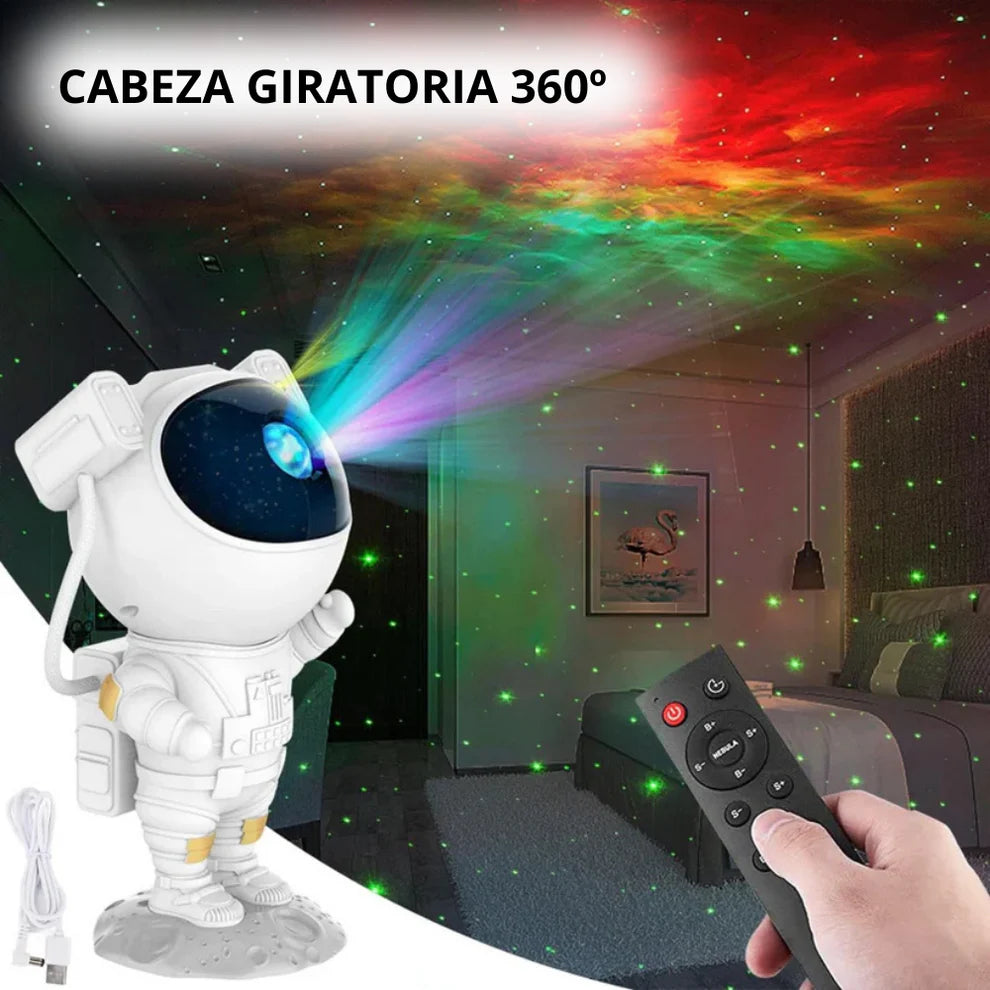 Proyector astronauta con altavoz bluetooth + 2 Airpods PRO con pantalla y Cancelación de Ruido